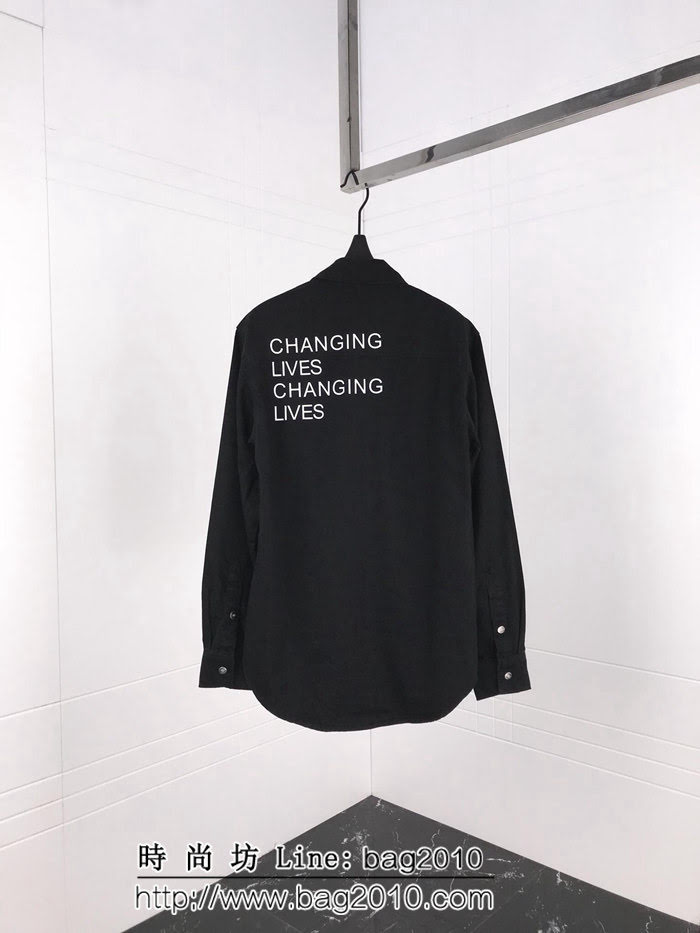 BALENCIAGA巴黎世家 18ss秋冬新款 滿印logo 鹿皮絨 男款夾克外套 ydi1954
